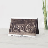 Cowboy Old Timers Happy Birthday Kaart (Achterkant)