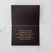 Cowboy Old Timers Happy Birthday Kaart (Binnen)