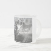 Cowboy on Horse Roping Cattle Frost Coffee Cup Mok (Voorkant rechts)