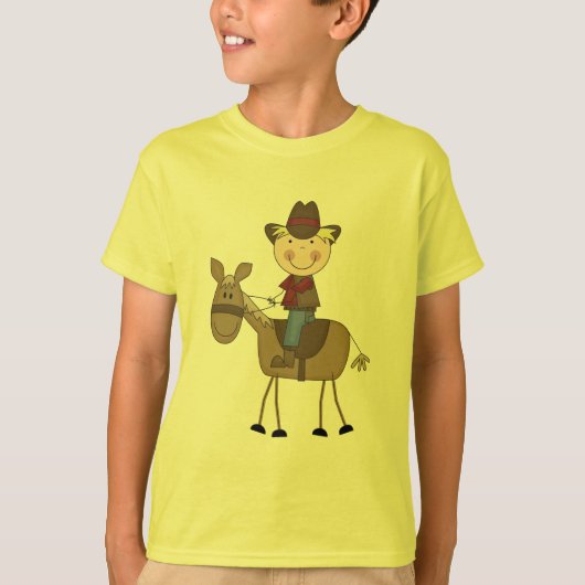 Cowboy on Horse Tshirts and Gifts (Voorkant)