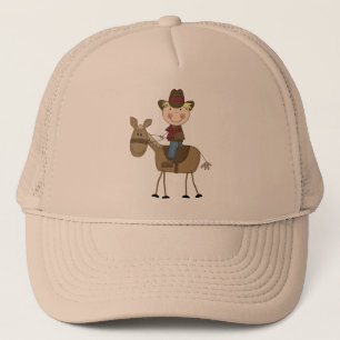Cowboy on Horse Tshirts and Gifts Trucker Pet