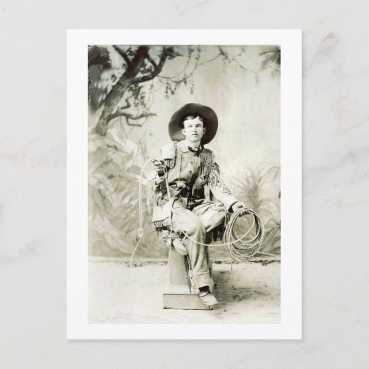  cowboy ongeveer 1900 briefkaart (Voorkant)