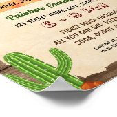 Cowboy ontbijt event flyer poster (Hoek)