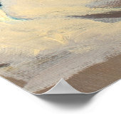 Cowboy op een Bucking Bronco bij de Rodeo Poster (Hoek)