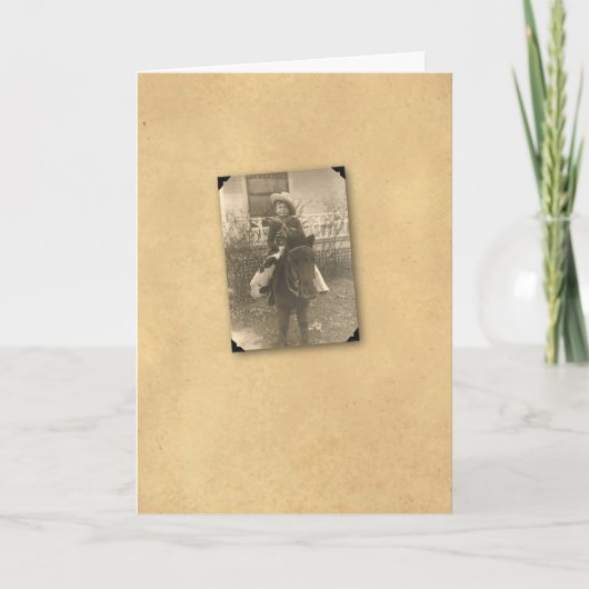 COWBOY OP PONY 1 KAART (Voorkant)