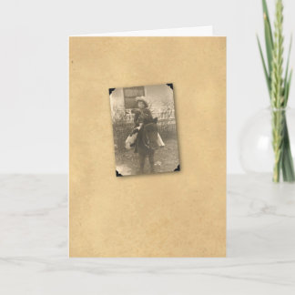 COWBOY OP PONY 1 KAART