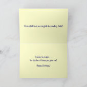 Cowboy opa verjaardag - Western Kaart (Binnen)