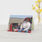 Cowboy opa verjaardag - Western Kaart (Gele Bloem)