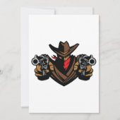 Cowboy Outlaw Kaart (Voorkant)