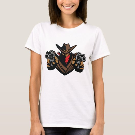 Cowboy Outlaw T-shirt (Voorkant)