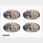 Cowboy Ovale Sticker (Vel)