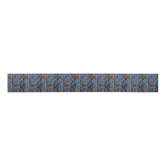 cowboy-paard grosgrain lint (Voorkant)