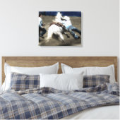 *~* Cowboy Paard Western Rodeo  AR22 Canvas Afdruk (Insitu (Slaapkamer))