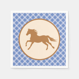 Cowboy Paarden Kinderverjaardagsfeestje Thema Servet