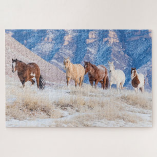 Cowboy-paardenrit op Hideout Ranch Legpuzzel