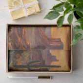 Cowboy Painted Desert Western Decoupage Tissuepapier (Geschenk)
