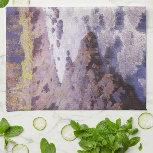  cowboy, Panning Gold, Wyoming van Leigh Theedoek (Gevouwen)