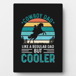 Cowboy papa fotoplaat