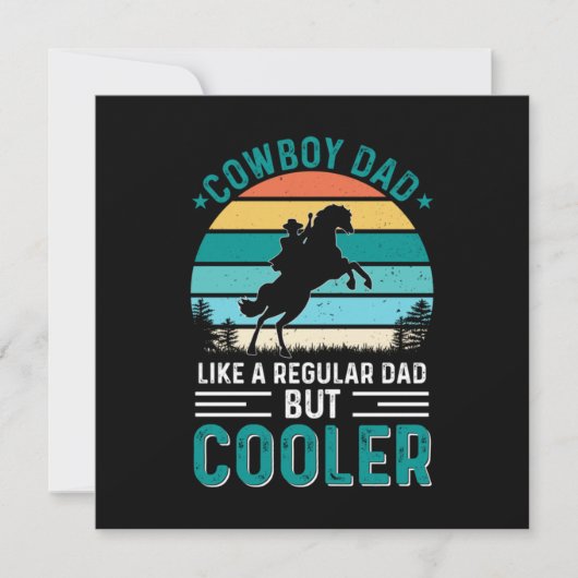Cowboy Papa Kaart (Voorkant)