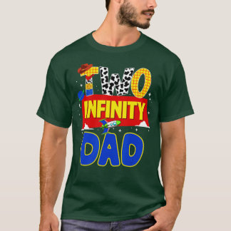 Cowboy papa twee oneindigheid en verder dan de dag t-shirt
