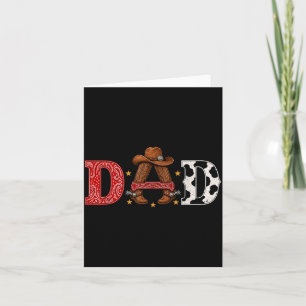 Cowboy Papa Western Thema Rodeo Kinder Verjaardag Kaart