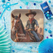 Cowboy Papieren Bordje (Feest)