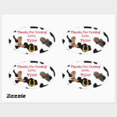 Cowboy Party Dank u Sticker (Vel)