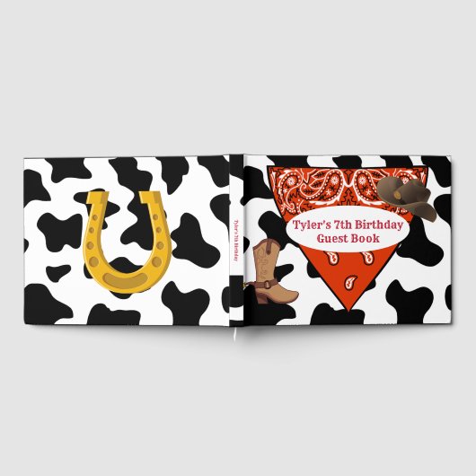 Cowboy Party Gastenboek (Volledig)