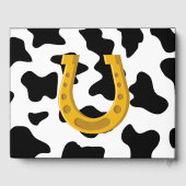 Cowboy Party Gastenboek (Achterkant)