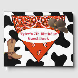 Cowboy Party Gastenboek
