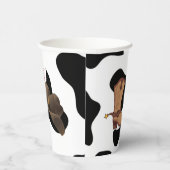 Cowboy Party gepersonaliseerd Papieren Bekers (Rechts)