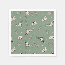 Cowboy Party Napkins | Westerne partij Napkins Servet