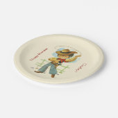 Cowboy Party Papieren Bordje (Gekanteld)