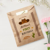 Cowboy Party Saloon Wild West Western Boy Birthday Bedankzakje (Gezegeld)