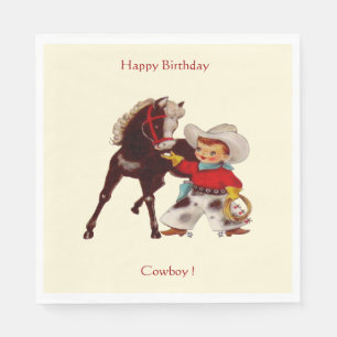 Cowboy Party Servetten