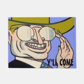 Cowboy personaliseert Vloermat Deurmat (Voorkant)