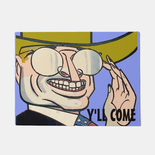 Cowboy personaliseert Vloermat Deurmat (Voorkant)