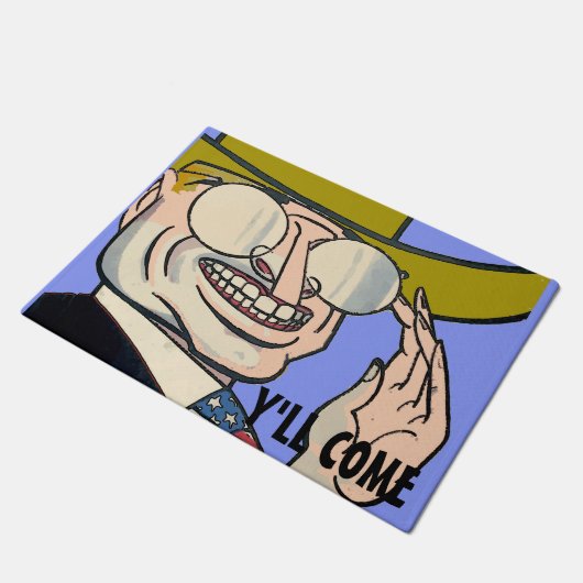 Cowboy personaliseert Vloermat Deurmat (Schuin)