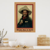  Cowboy Persoonlijke Bar Poster (Keuken)