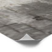 Cowboy-pet aan de wand van de logcabine poster (Hoek)