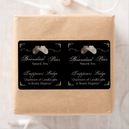 Cowboy Pet Barbed Wire op label van Parchment Cand (Insitu)