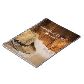Cowboy Pet Barn Wood Land Western Weddenschap Notitieboek (Linkerzijde)