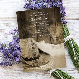 Cowboy Pet Barn Wood Western Vrijgezellenfeest Sep Kaart