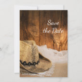 Cowboy Pet Barn Wood Western Weddenschap Kaart (Voorkant)