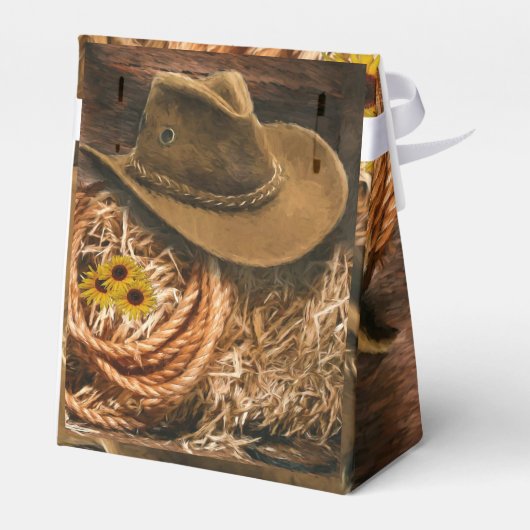 Cowboy Pet Bedankdoosjes (Achterkant)