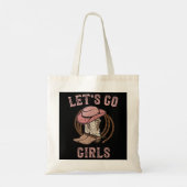 Cowboy Pet Boots Laten we meisjes Westerne Cowmeid Tote Bag (Achterkant)