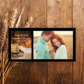 Cowboy Pet en Barn Wood Wedding Save the Date