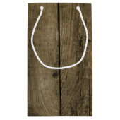 Cowboy Pet en Barn Wood Western Weddenschap Dank j Klein Cadeauzakje (Achterkant)