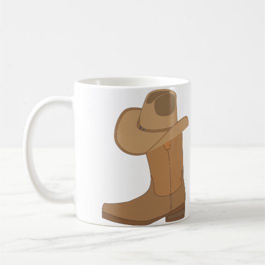 Cowboy Pet en Boot Koffiemok (Links)