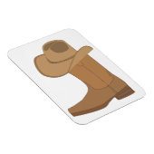 Cowboy Pet en Boot Magneet (Rechterzijde)